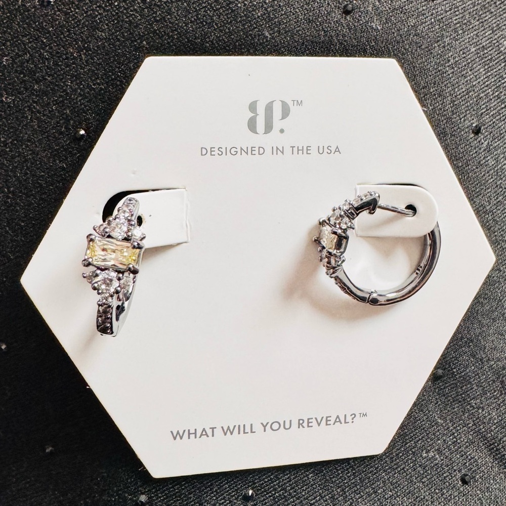 Elegant Silver and Gold Hoop Earrings